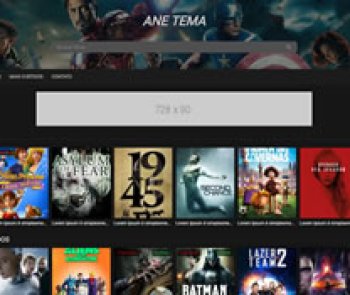 Tema wordpress responsivo para site de filmes e séries