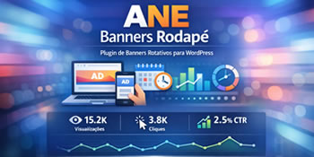 ANE Banners Rodapé - Banners Fixos no Rodapé com Rotação e Estatísticas