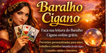 Baralho Cigano Online Gratis - Leitura Personalizada por Signo