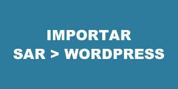 Importar dados sar para wordpress