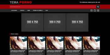 Tema wordpress adulto black