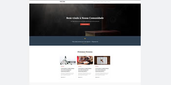 Template HTML para Igreja: Eventos, Blog e Pedidos de Oração