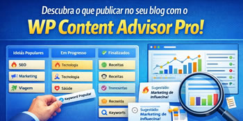 WP Content Advisor Pro - Gerador de Ideias para Novos Posts